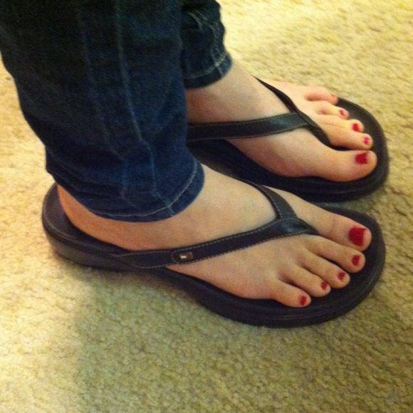 Chocolate leather sandals