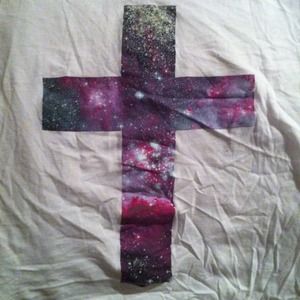 Reserved Galaxy Cross Hipster T Shirt Sz XL