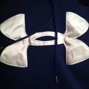 Navy Under Armour Hoodie Sz M