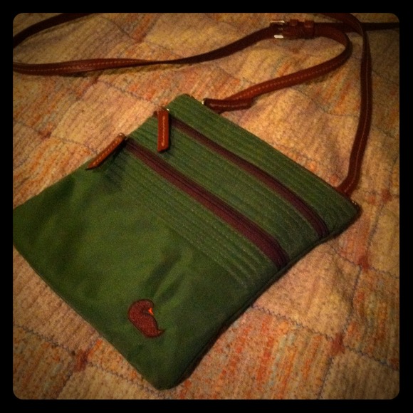Dooney and Bourke green crossbody