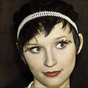 Couture Silver chain hair band