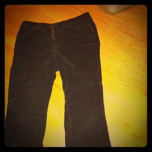 Brown corduroy pants$sold