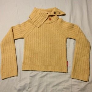 Miss Sixty Sweater w/ Fold Down Neck