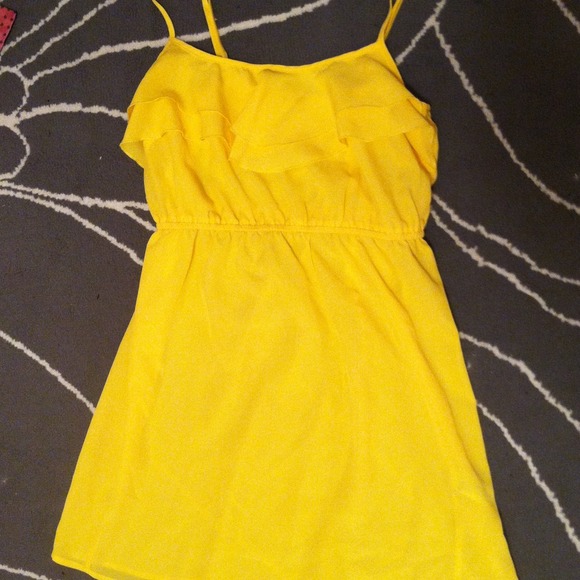 Yellow Forever 21 Dress