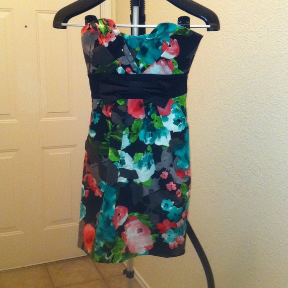 Floral print dress