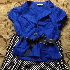 2 piece top and skirt.