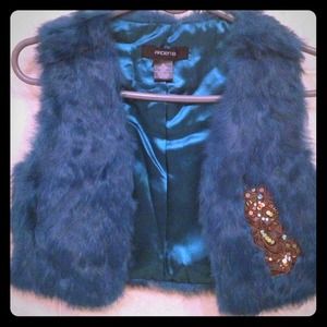 Y2K Arden B. Rabbit fur vest