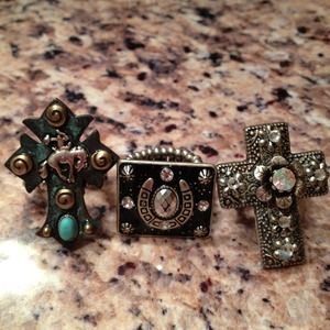 :::::Bundle::::: 3 fashion rings