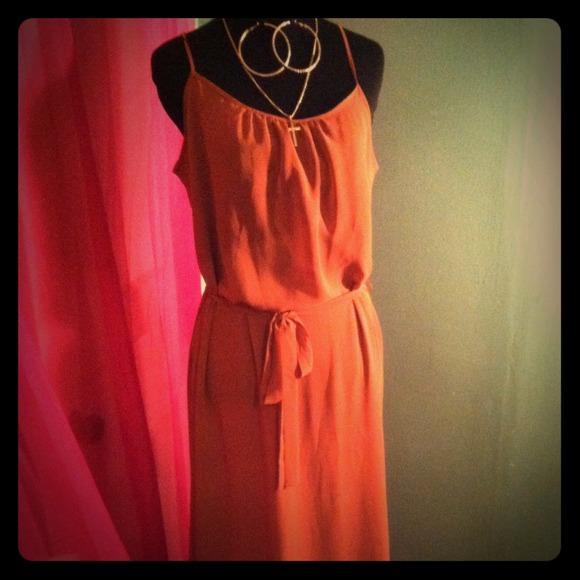 SOLD! Forever 21 Rust Maxi Dress
