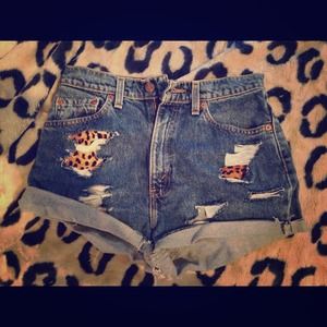 High waisted shorts