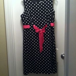 Black & White PolkaDot Dress