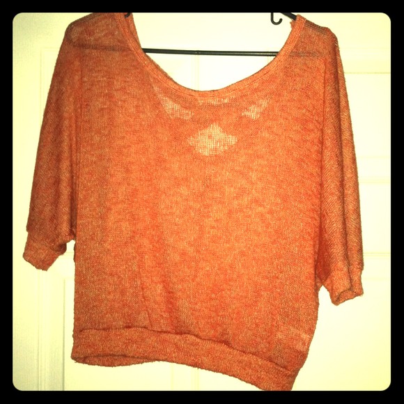 Cute orange sweater