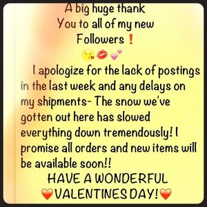 ATTENTION FOLLOWERS!!