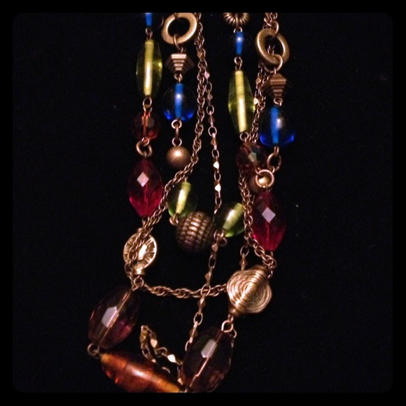 Beautiful multi strand necklsce