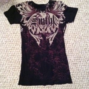 Sinful by Affliction top- NWOT - medium