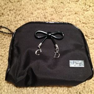 ⚡RESERVED⚡ Black Dior Makeup Bag