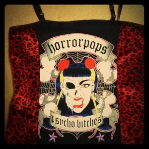 TRADED** Unique corset rockabilly style top