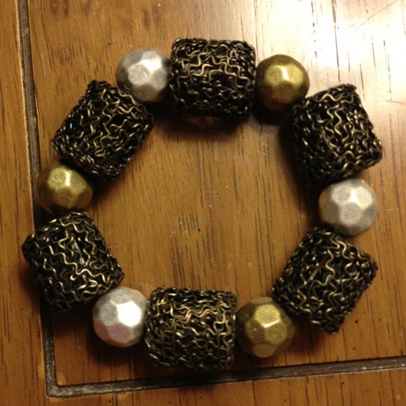(SOLD IN BUNDLE) Gold and Silver Fashion Bracelet