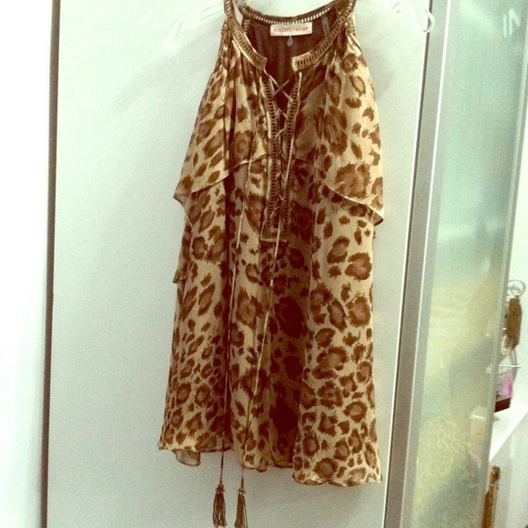 Rebecca Taylor leopard print top