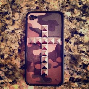 Reduced!!! Army cross studded iphone 4/4s case