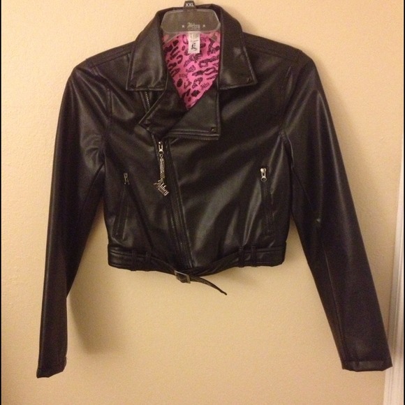 Crop Leather Jacket