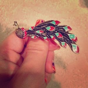 Adjustable Peacock ring!
