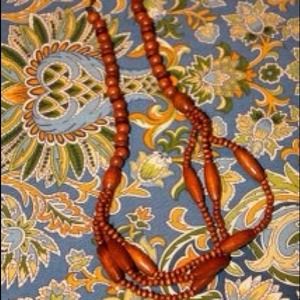 Wooden necklace