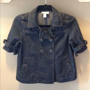 Denim Peacoat
