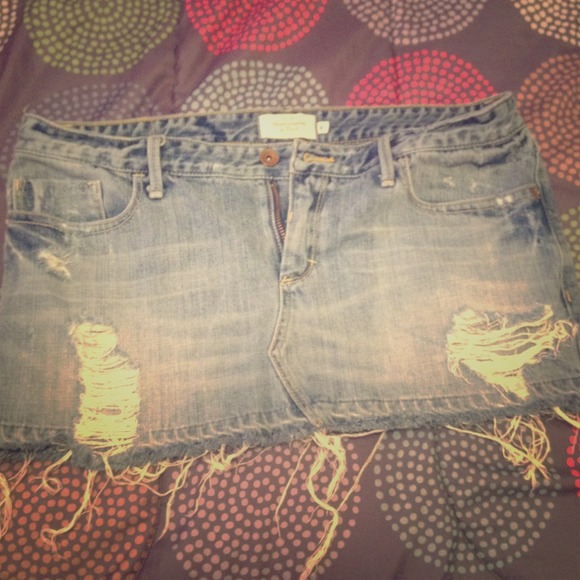 Abercrombie and fitch mini skirt.
