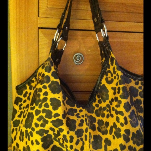 Leopard print purse