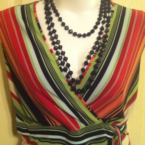Merona Tops - Multicolor stripes top