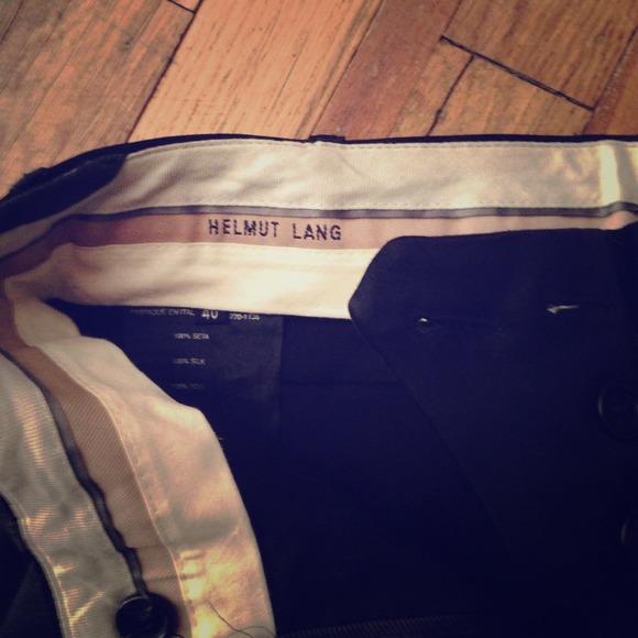 REDUCED! Helmut Lang Tuxedo Style Pants