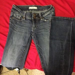 Bullhead Black Dark Flare Denim