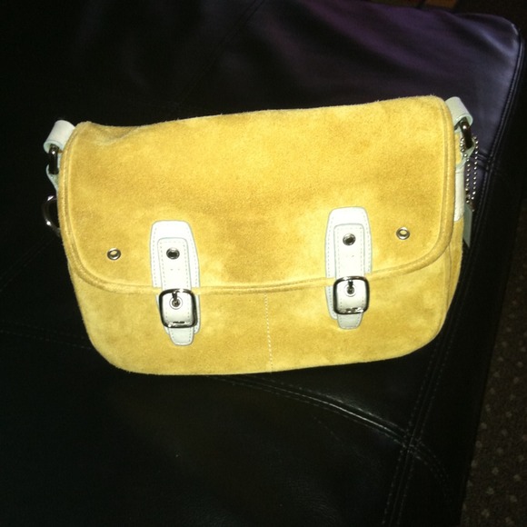 Authentic suede coach REDUCED GREAT DEAL!!