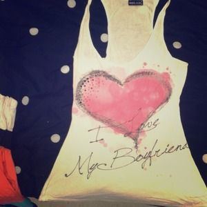 Wet seal "I love my boyfriend" t-shirt