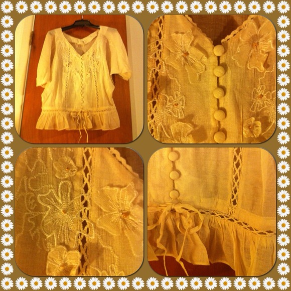 💢REDUCED💢Boutique Boho style peasant top