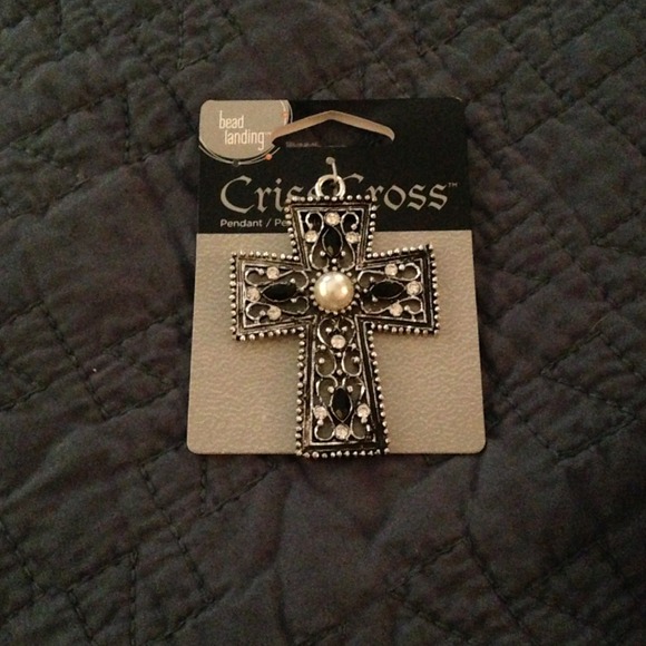 Cross pendant.
