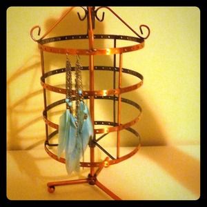 New bird cage earring holder fits 72 pairs