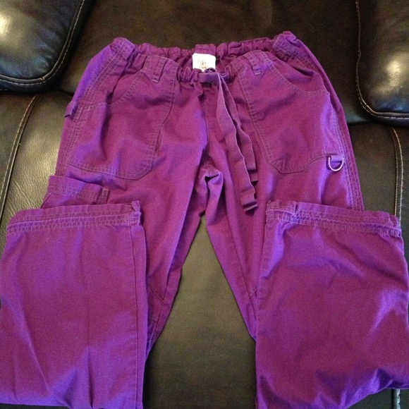 Koi purple scrub pants