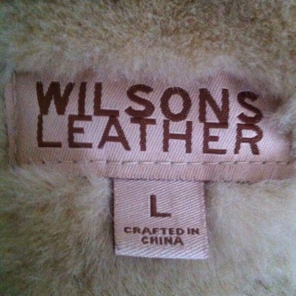 Wilson's leather suede faux fur winter coat