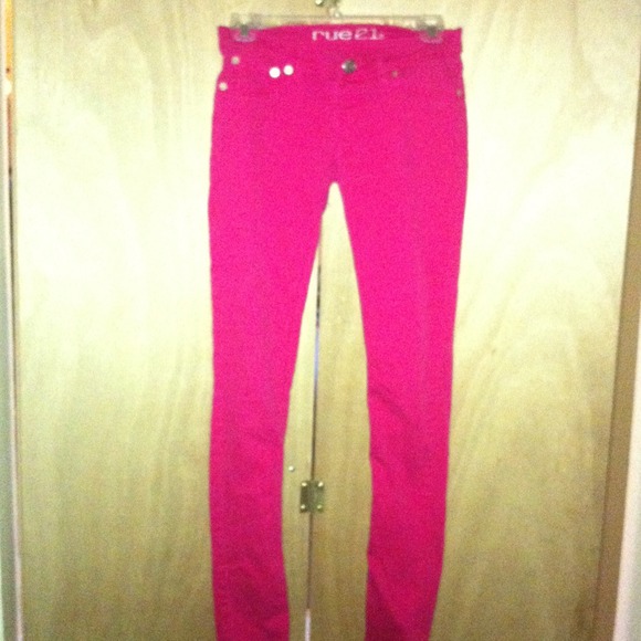 Pink Skinny Jeans