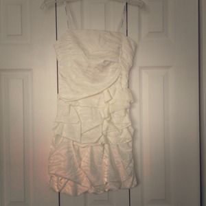 City Triangles off white cocktail dress