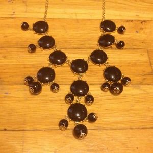 Black Petit Buble Necklace