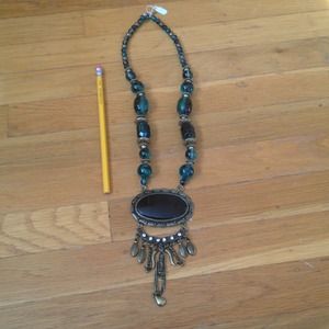 Huge Green Statement Necklace