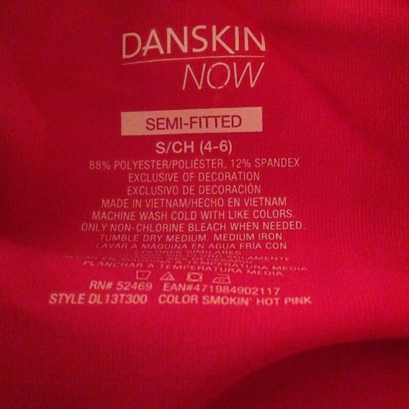 Danskin Performance Exercise Jacket in Pink Size:S - Picture 3 of 3