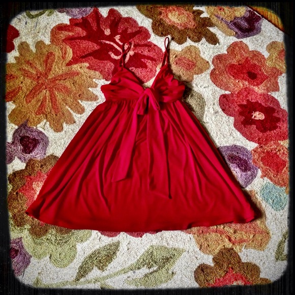 Red dress