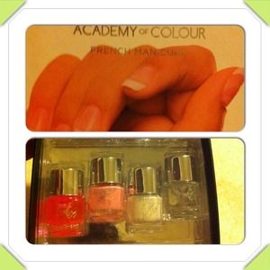 Traded! 💜French manicure kit