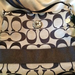 Coach Black and Grey purse