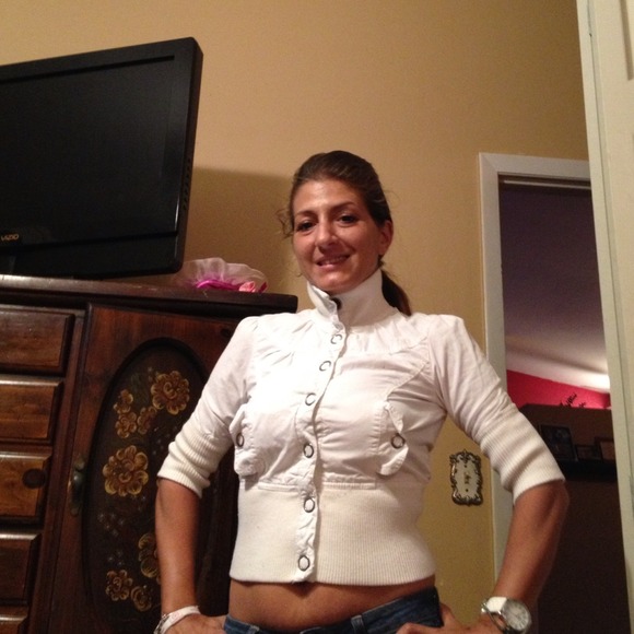 Cute white jacket