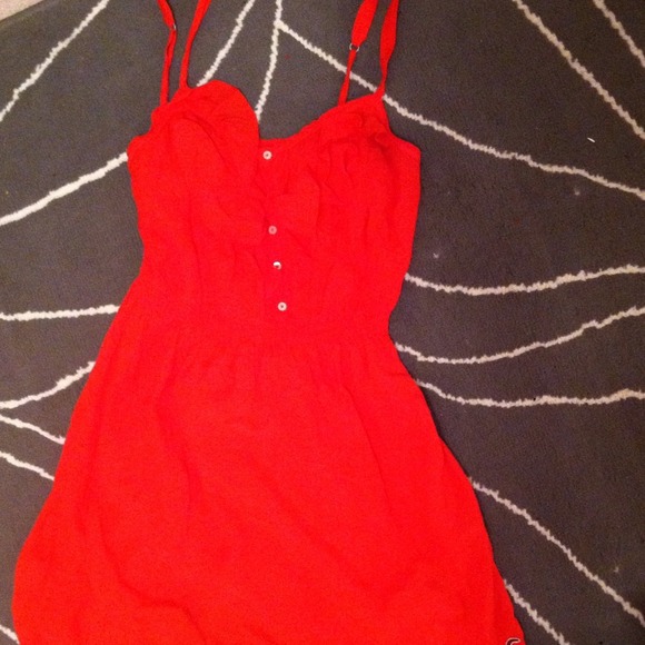 Orange Hollister and Plaid Babydoll